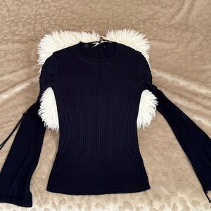 BNWT Vero Moda Midnight Blue Ribbed Sweater